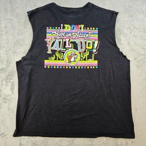 Buc-ee's T-Shirt Mens XL I Don't‎ Have an Accent Y'all Do! Sleeveless Cut Off